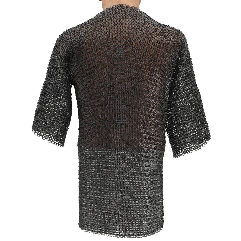Half Sleeve Mild Steel Chainmail Shirt - XL