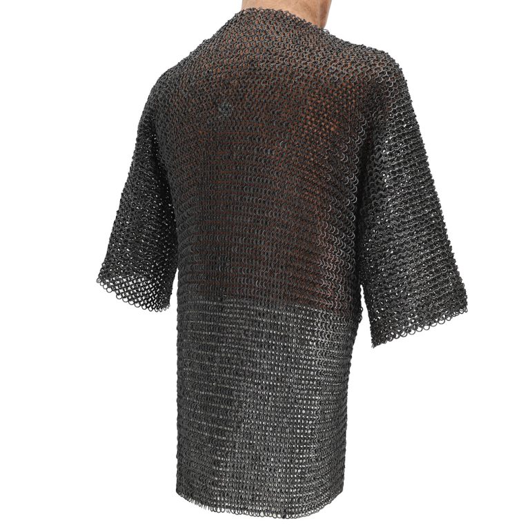 Half Sleeve Mild Steel Chainmail Shirt - XL
