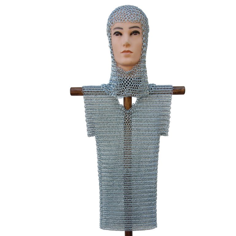 Handmade Chainmail Haubergeon for Children