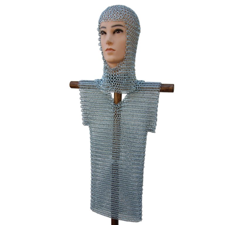 Handmade Chainmail Haubergeon for Children