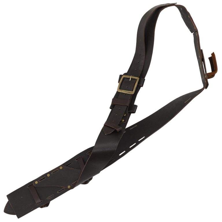 Leather Baldric for Sword Carrying - Brown