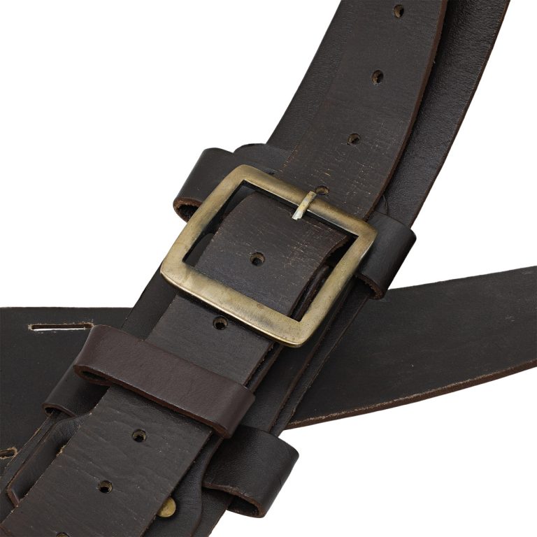 Leather Baldric for Sword Carrying - Brown