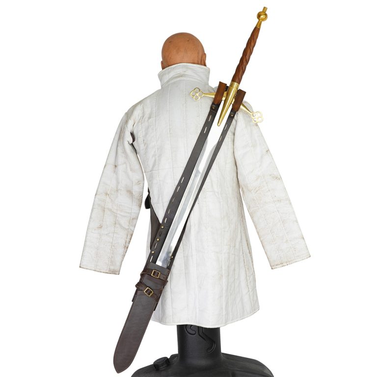 Leather Baldric for Sword Carrying - Brown