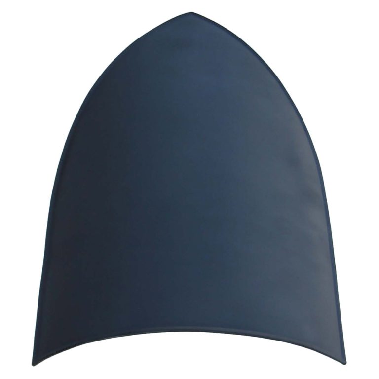 Medieval Black Blank Heater Shield