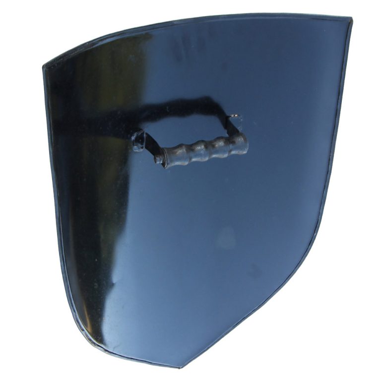 Medieval Black Blank Heater Shield