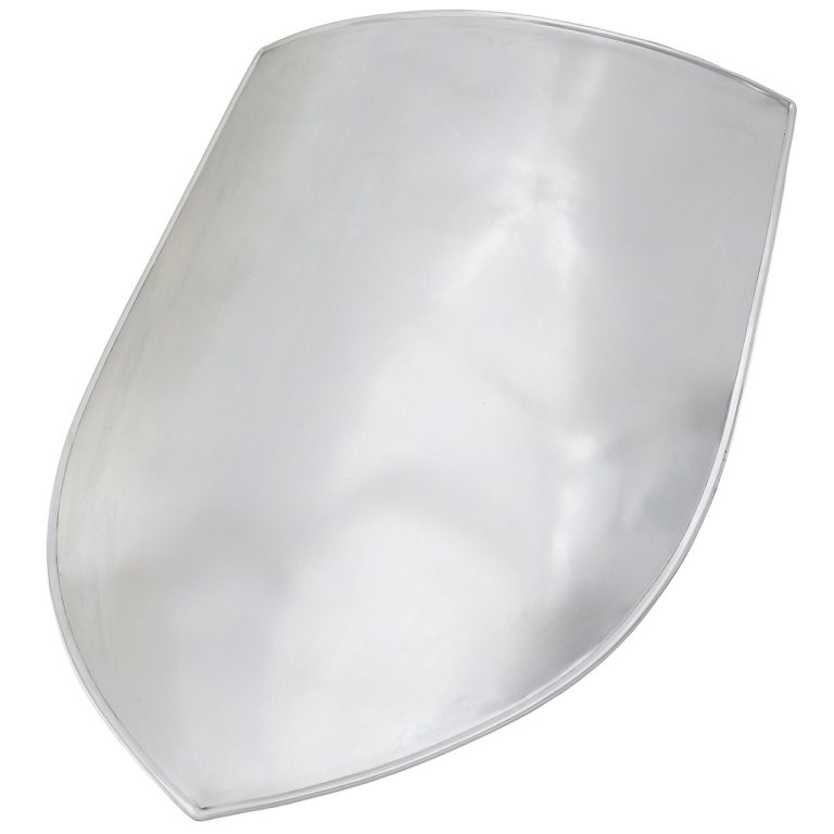 Medieval Polished Steel Heater Shield