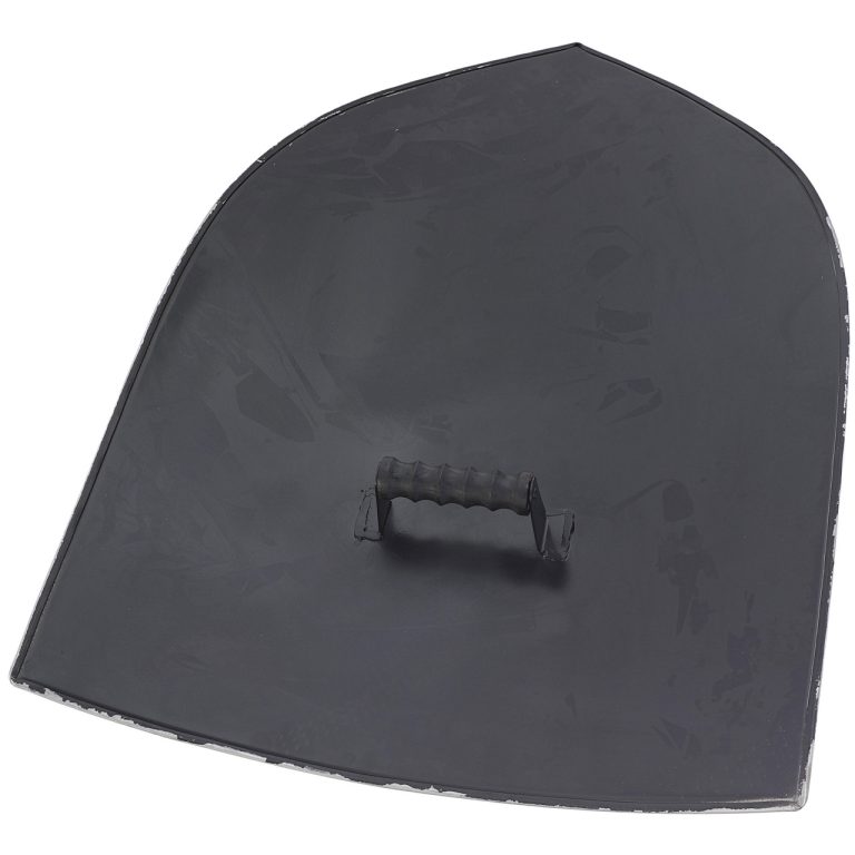 Medieval Polished Steel Heater Shield