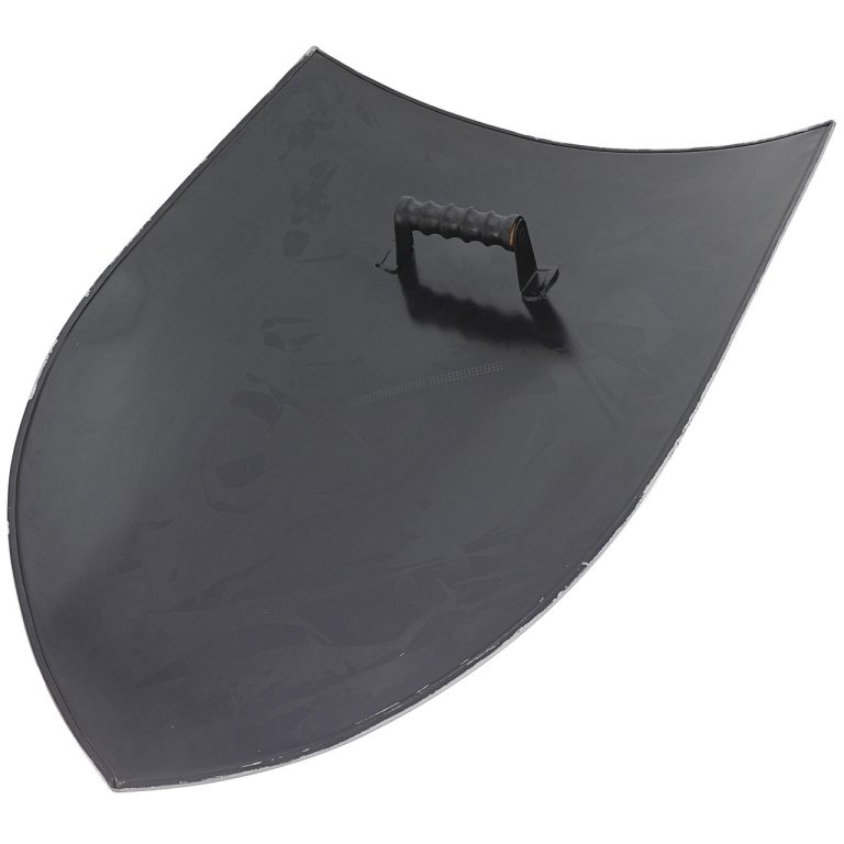 Medieval Polished Steel Heater Shield