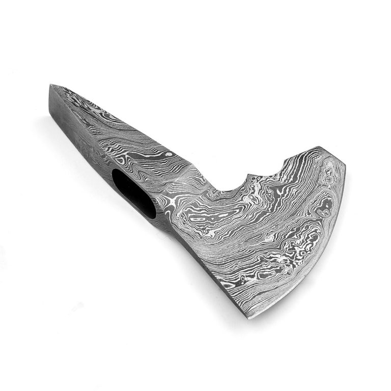 Damascus Steel Axe Pickaxe Head