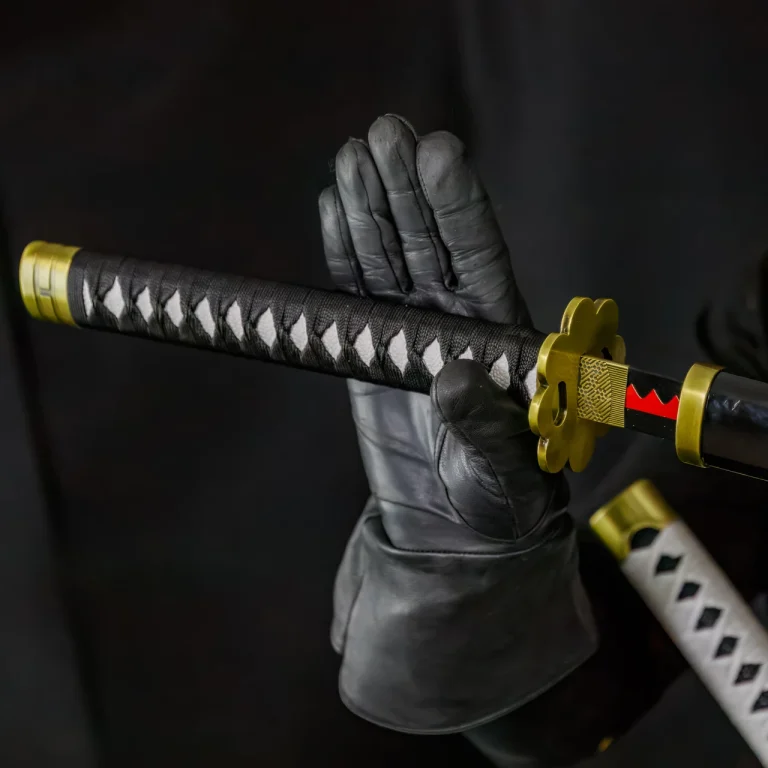 Shusui Katana with Red Hamon Blade