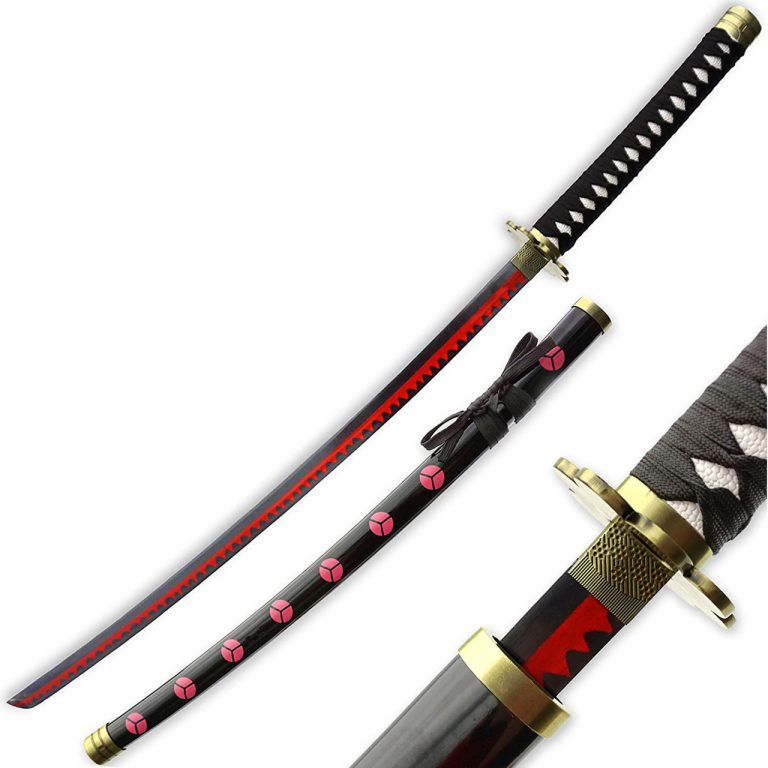 Shusui Katana with Red Hamon Blade