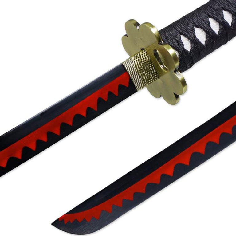 Shusui Katana with Red Hamon Blade