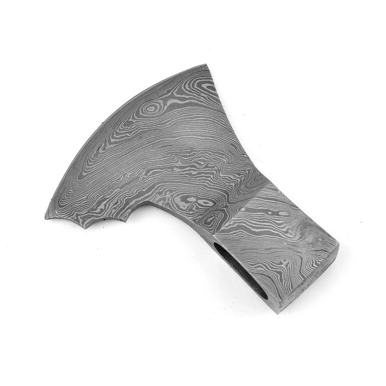 Damascus Steel Axe Head for Custom Builds