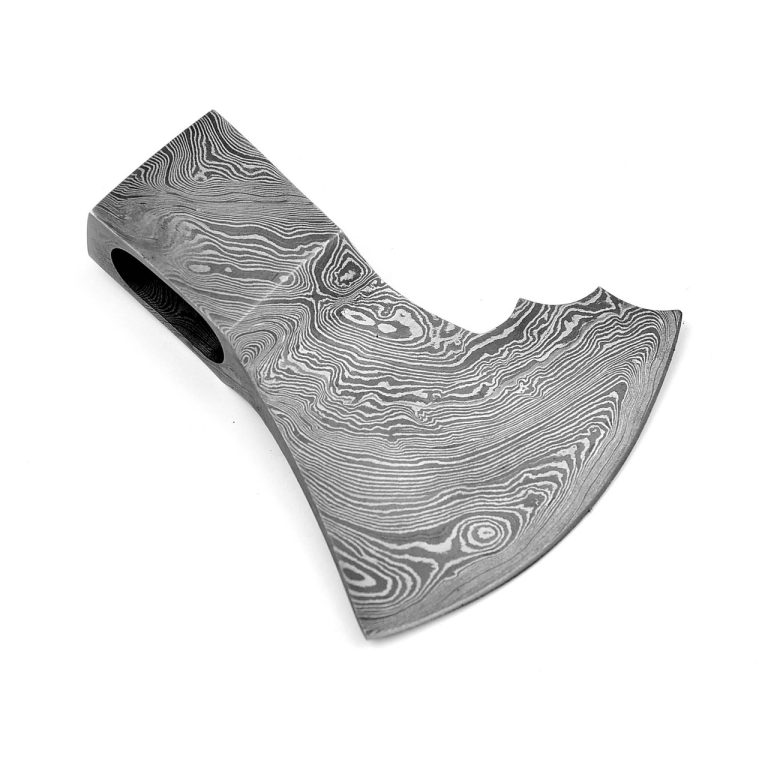 Damascus Steel Axe Head for Custom Builds