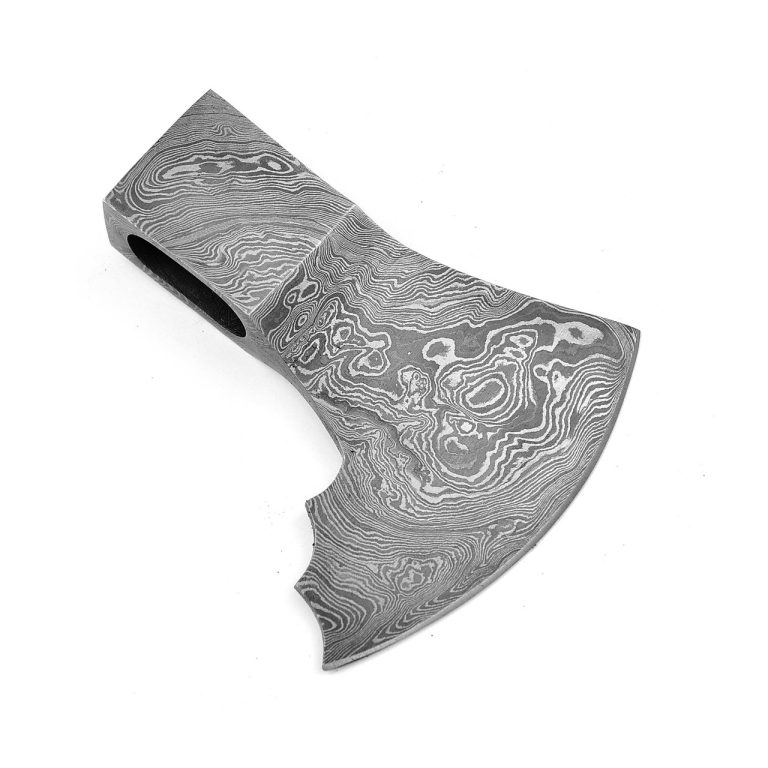 Damascus Steel Axe Head for Custom Builds