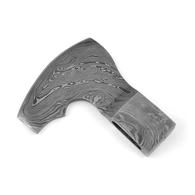 Damascus Steel Axe Head for Crafting
