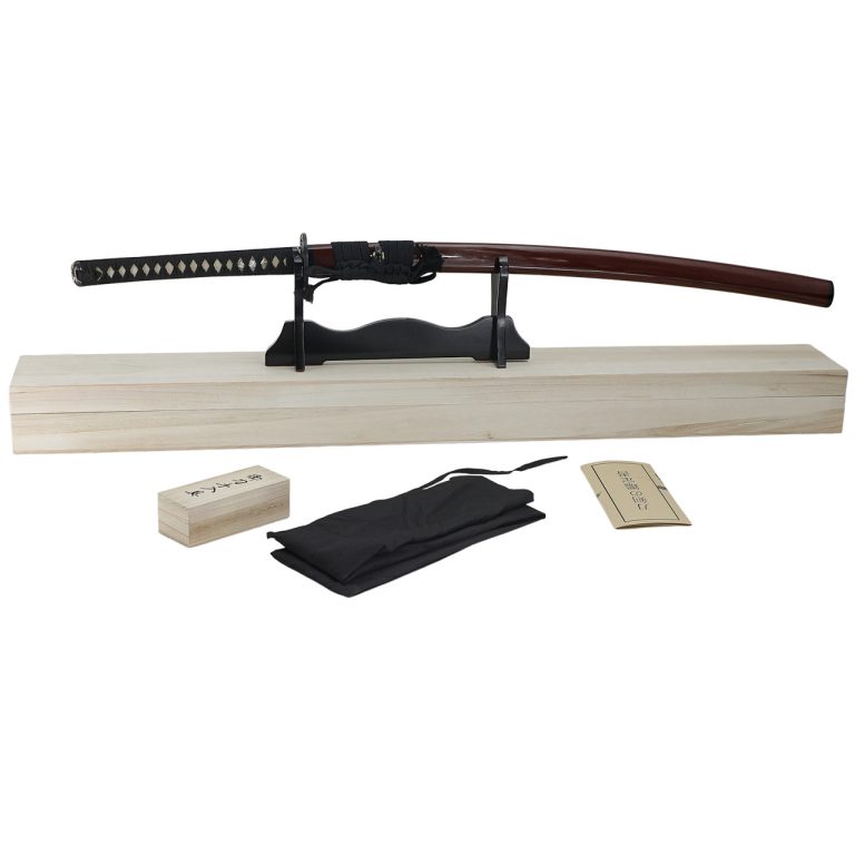 Crimson Storm Katana – Hand Forged Samurai Sword