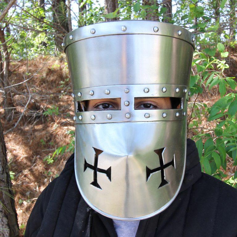 Crusader 16G Pot Helmet with Face Guard