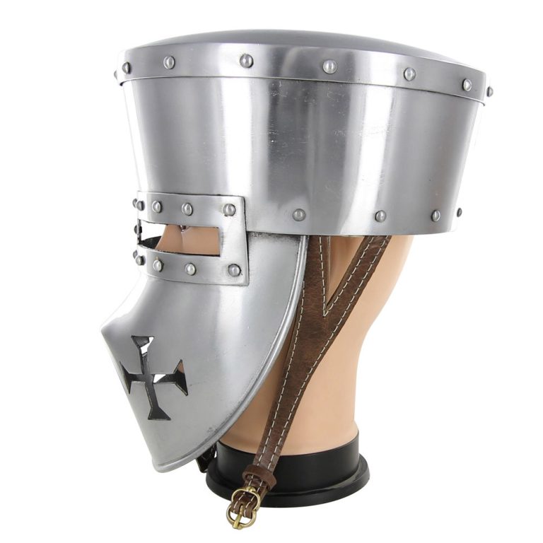 Crusader 16G Pot Helmet with Face Guard