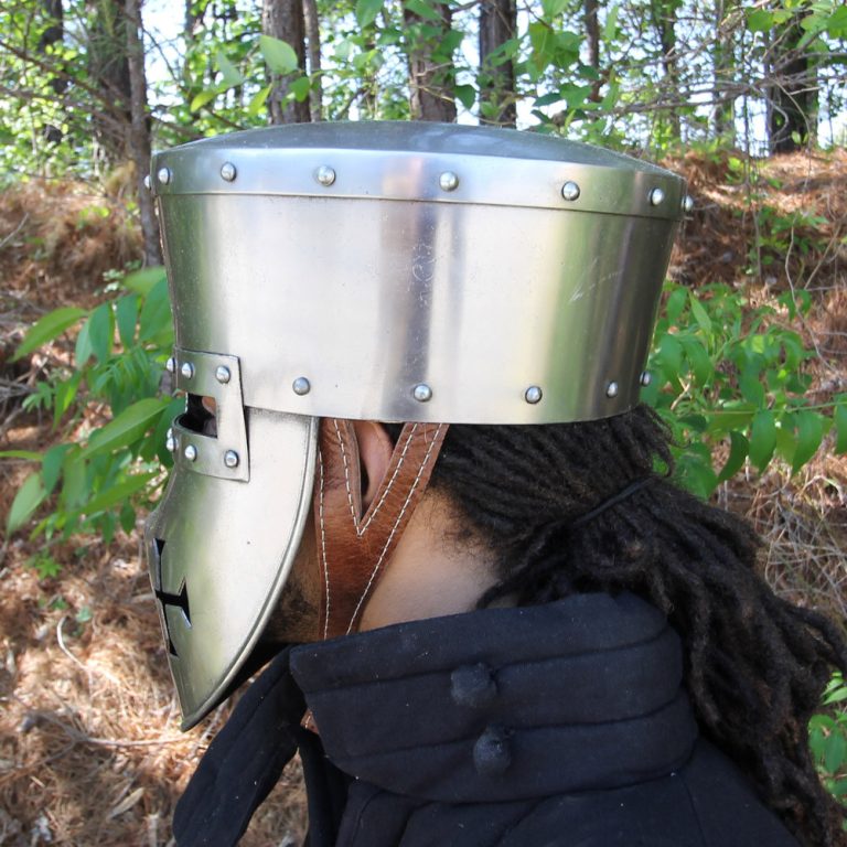 Crusader 16G Pot Helmet with Face Guard