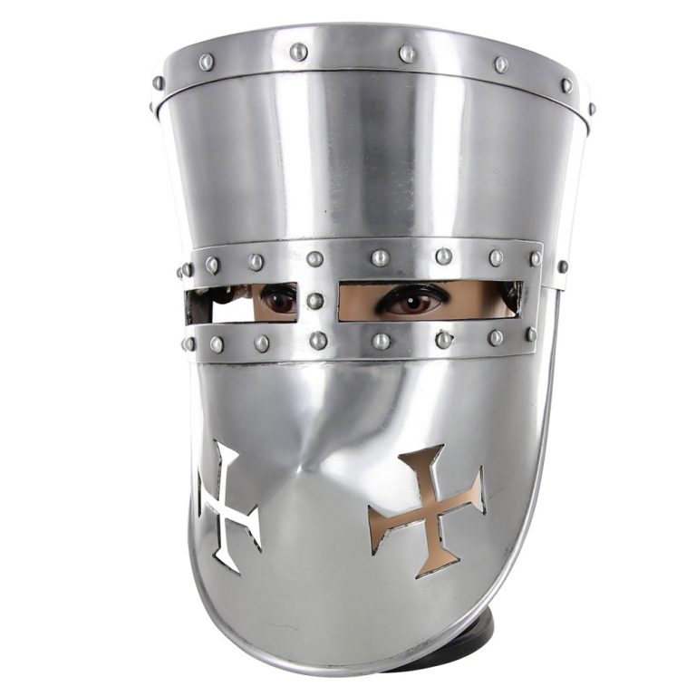 Crusader 16G Pot Helmet with Face Guard