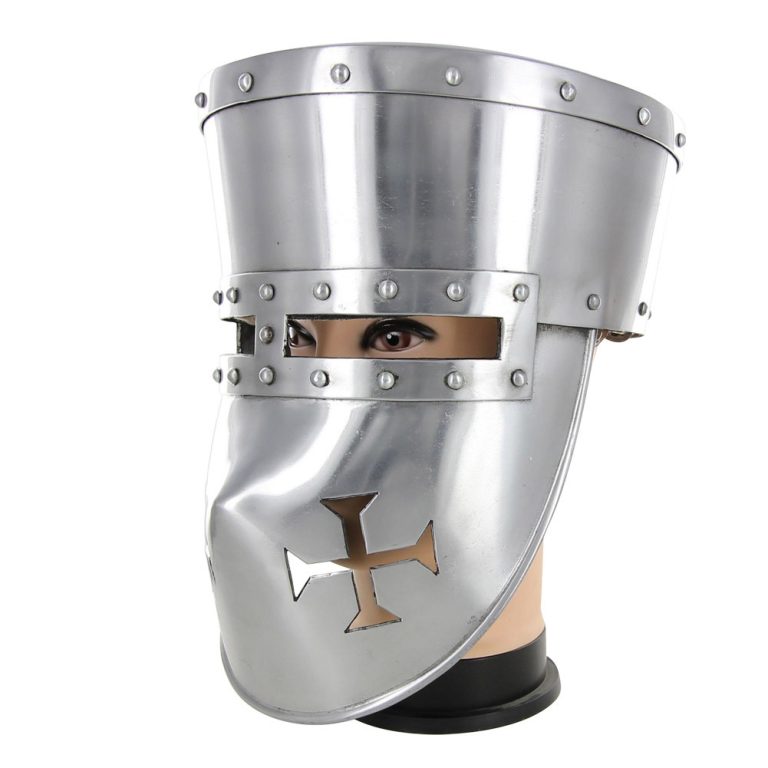 Crusader 16G Pot Helmet with Face Guard