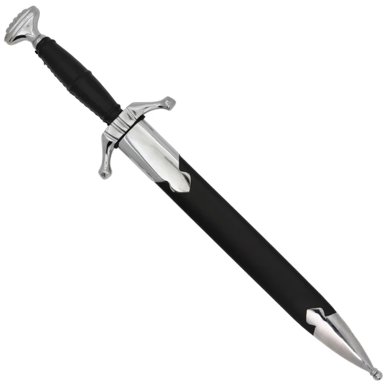 EN45 Steel Blade with Leather Handle and Scabbard
