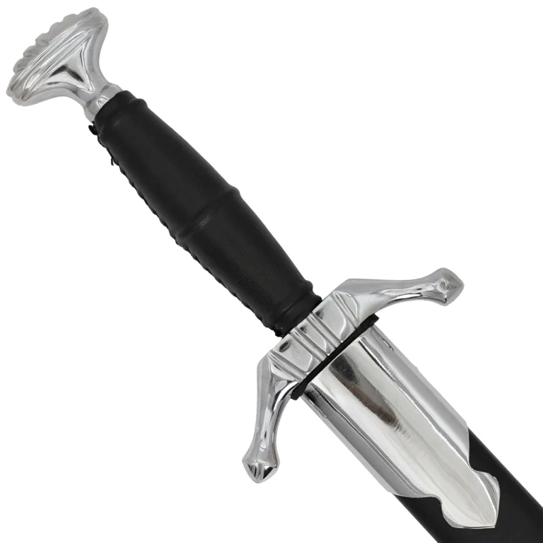 EN45 Steel Blade with Leather Handle and Scabbard