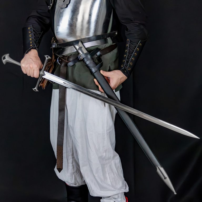 Darkened Medieval King's Blade Collectible Sword