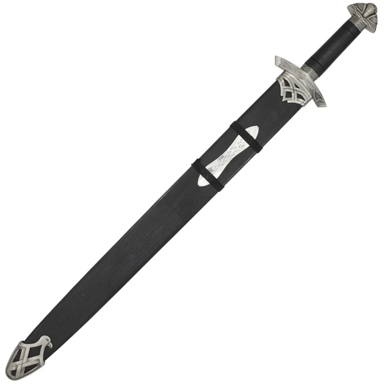 Celtic Viking Sword with Sheath and Mirror Blade