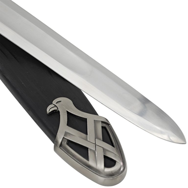 Celtic Viking Sword with Sheath and Mirror Blade