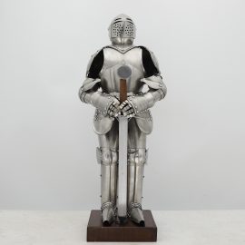 Miniature Stainless Steel Knight Armor Suit