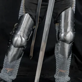 Steel Leg Armor for Warrior Protection