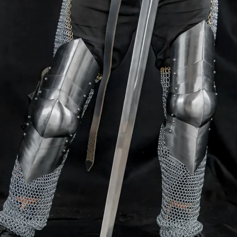 Steel Leg Armor for Warrior Protection