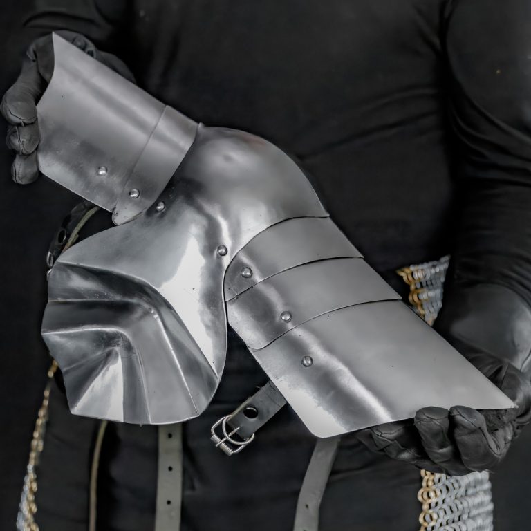 Steel Leg Armor for Warrior Protection