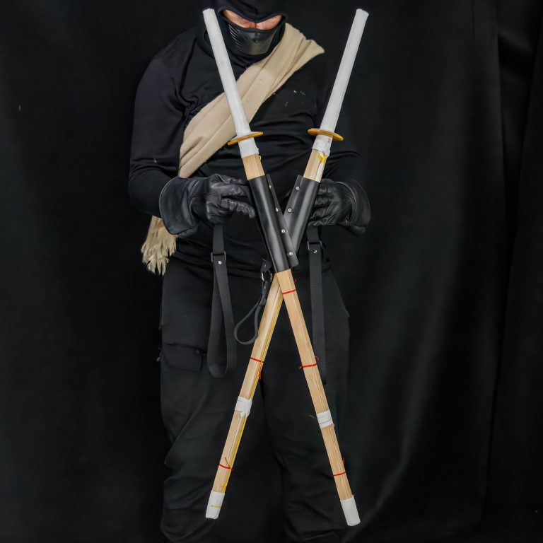 Bamboo Shinai Training Sword Set with Sheath