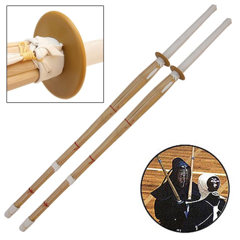 Bamboo Shinai Training Sword Set with Sheath