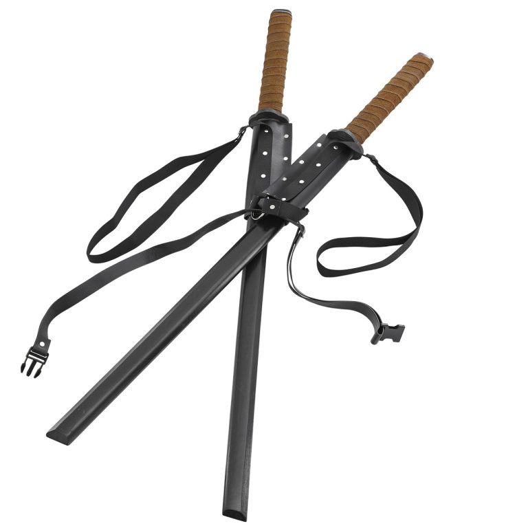 Edo Classic Bokken with Double Sword Sheath