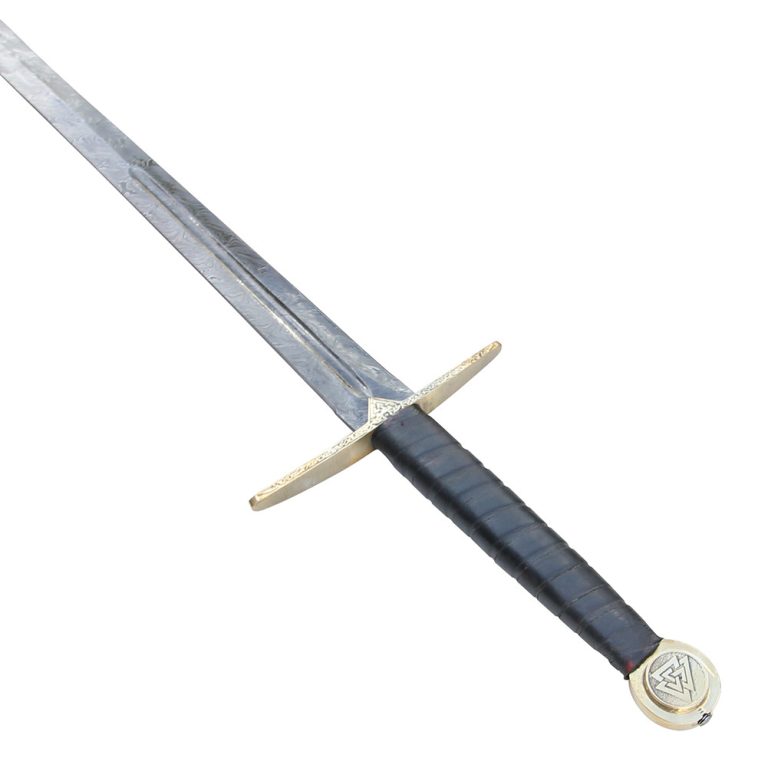 Damascus Steel Viking Longsword - Einherjar Blade