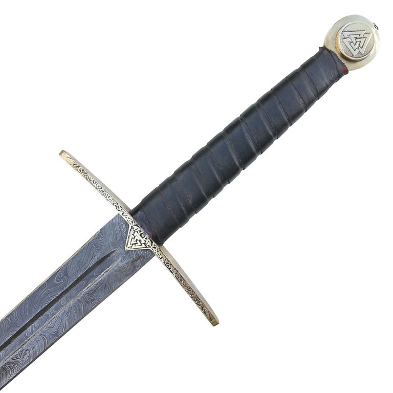 Damascus Steel Viking Longsword - Einherjar Blade