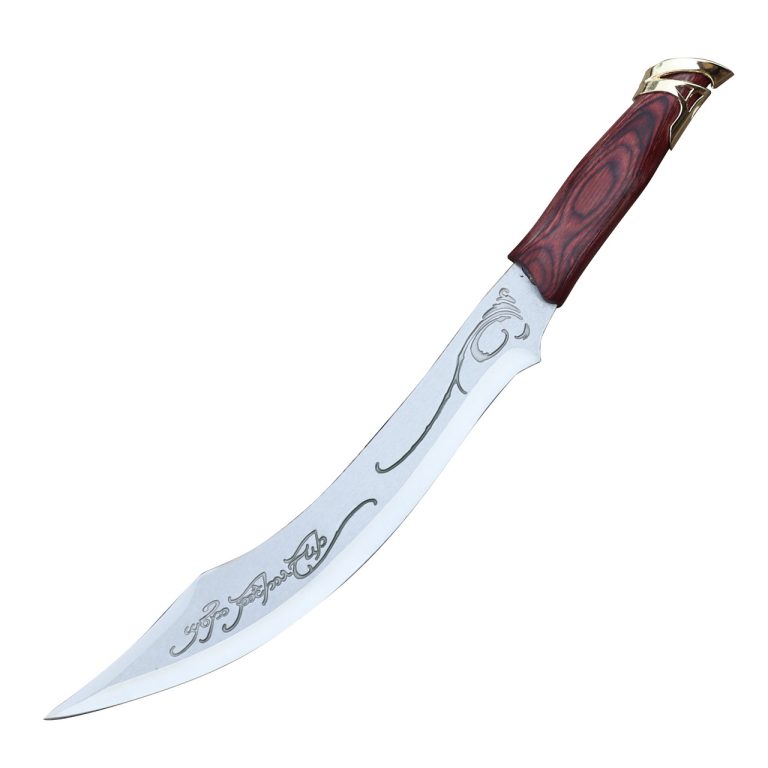 Fantasy Medieval Elf Strider Scimitar Dagger