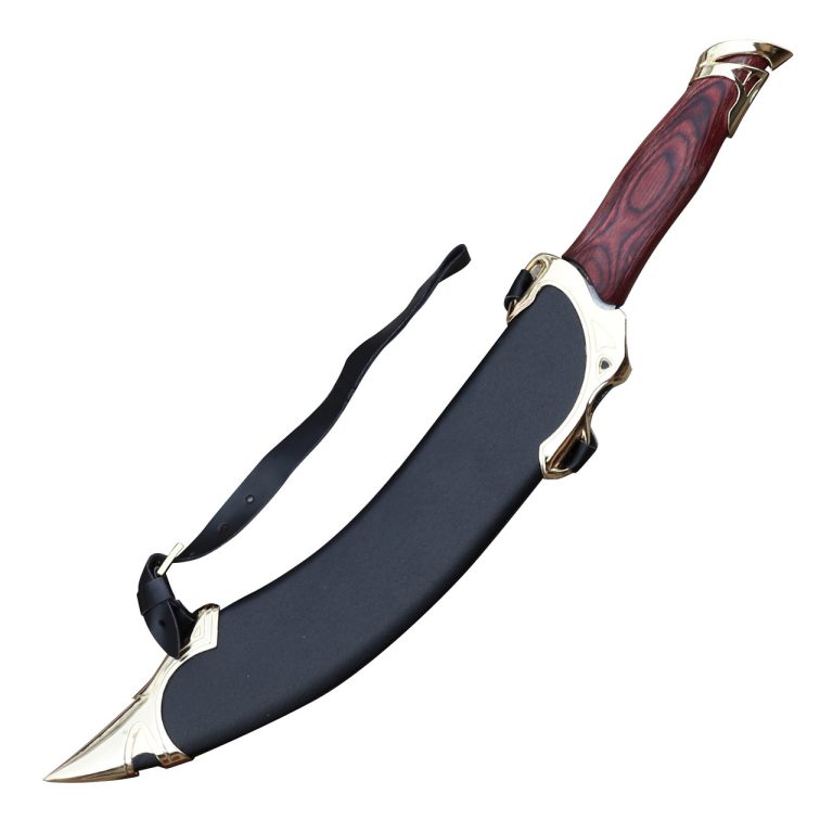 Fantasy Medieval Elf Strider Scimitar Dagger