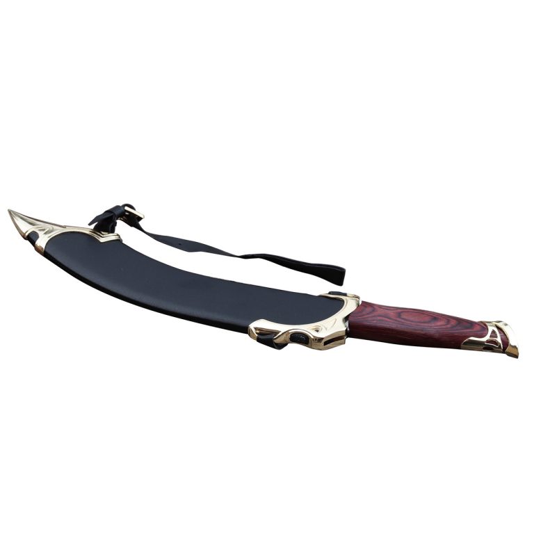Fantasy Medieval Elf Strider Scimitar Dagger
