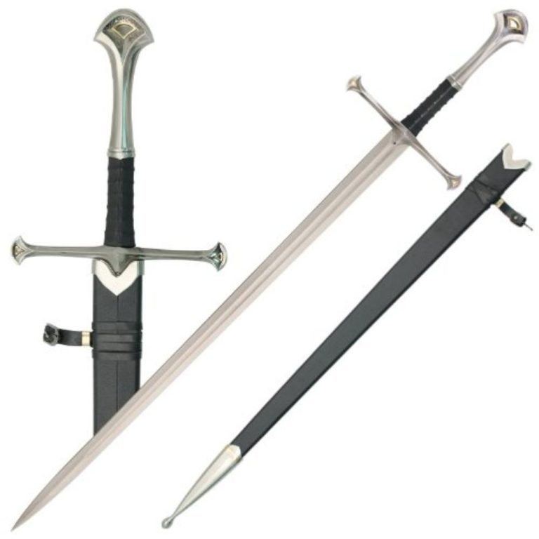 Elven Reforged Fantasy Sword with Display Mount