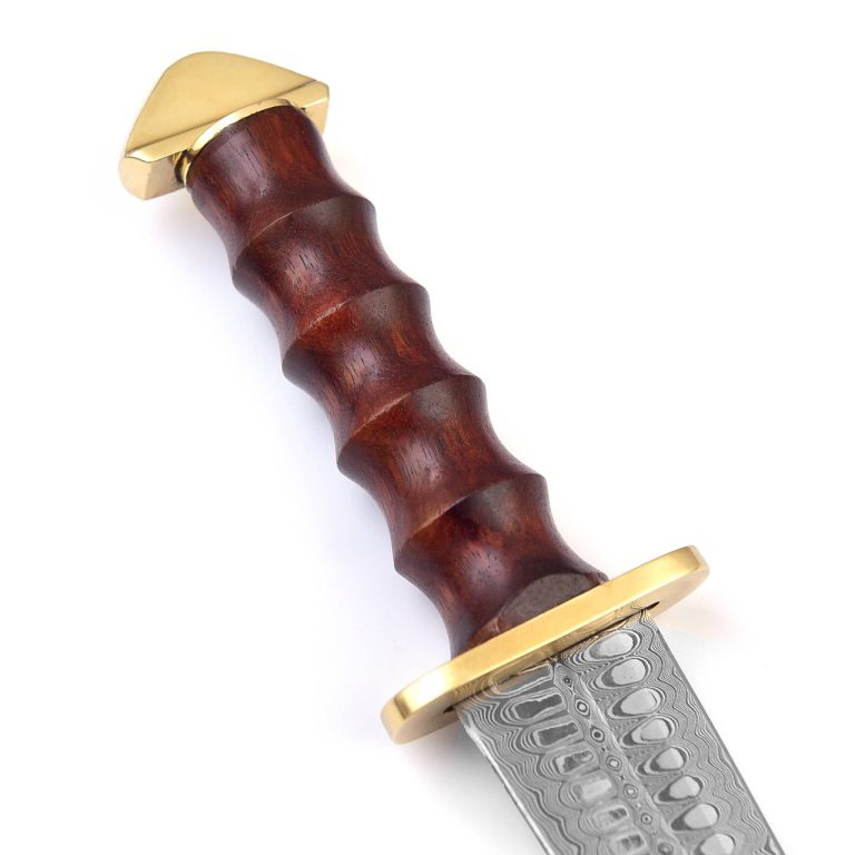 Hand Forged Damascus Steel Dagger with Sheesham Hilt