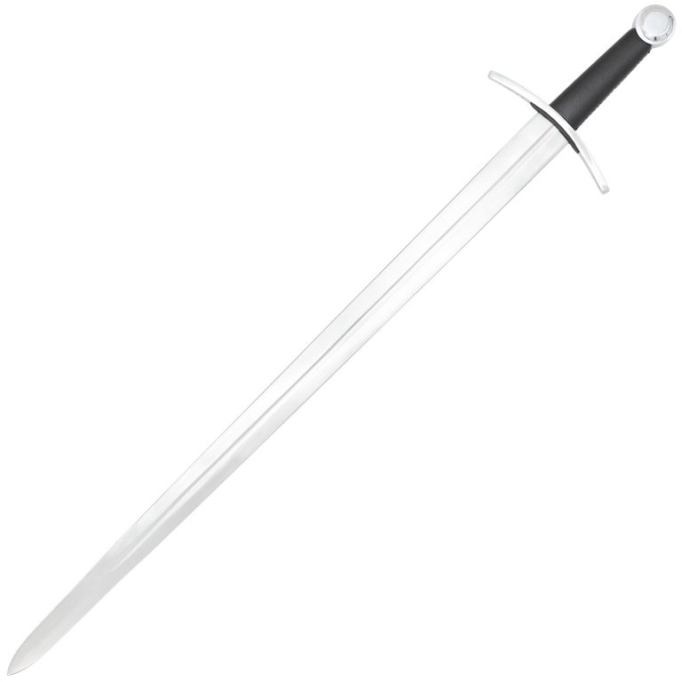 Tempered EN45 Steel European Sword with Nickel Silver Fittings