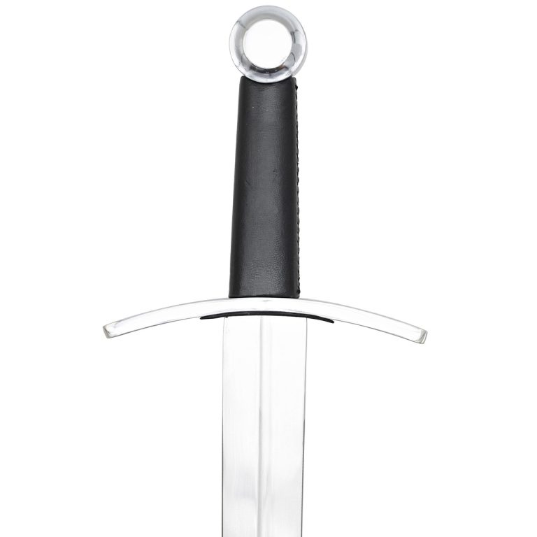 Tempered EN45 Steel European Sword with Nickel Silver Fittings