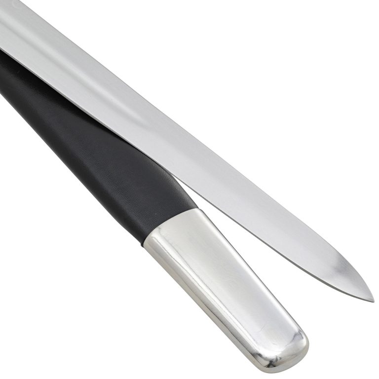 Tempered EN45 Steel European Sword with Nickel Silver Fittings