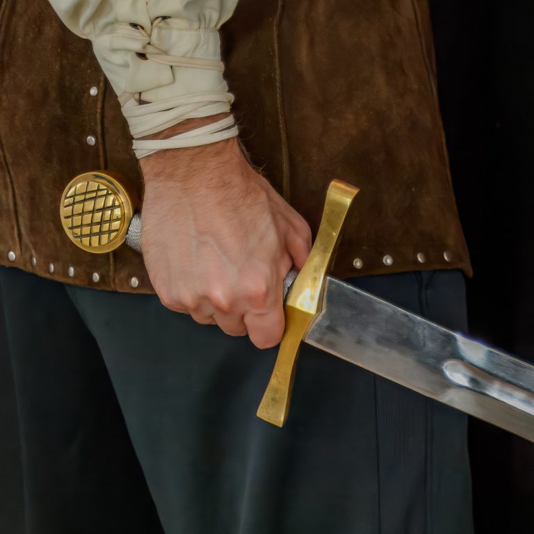 Excalibur Longsword with Leather Sheath