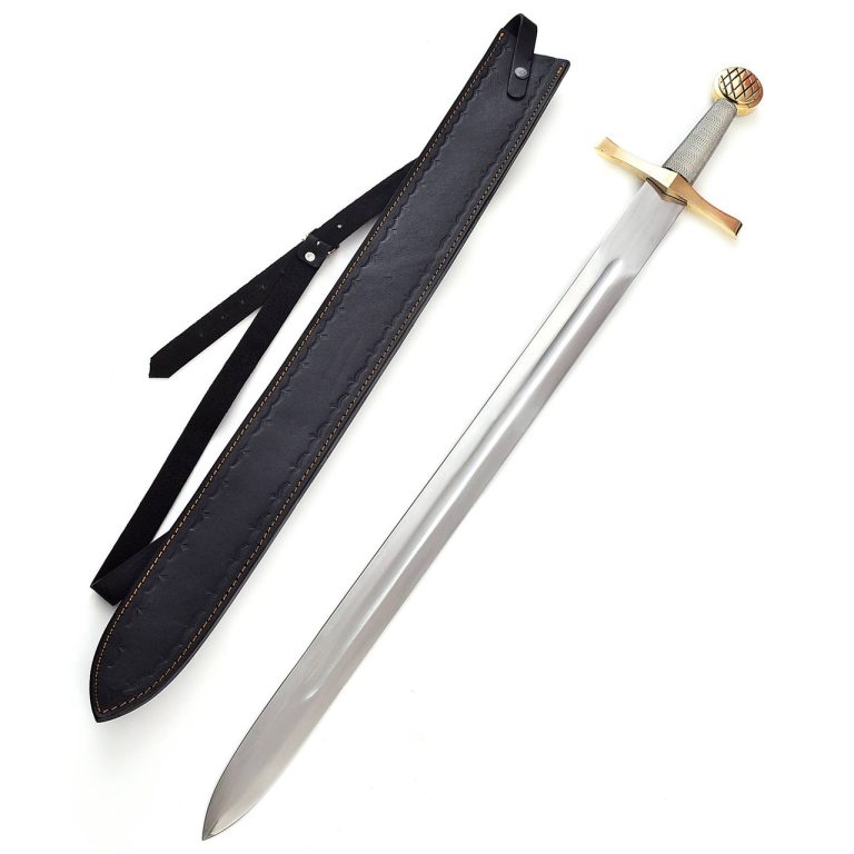 Excalibur Longsword with Leather Sheath